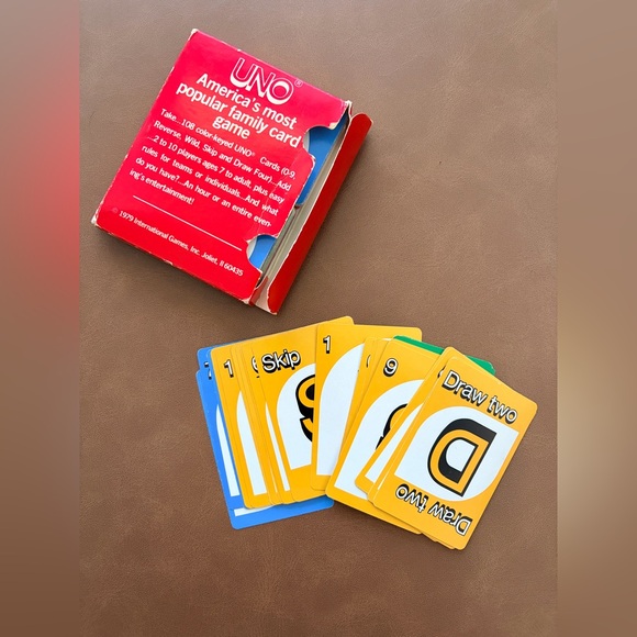 Uno Other - Vintage Uno Card Game (1979)